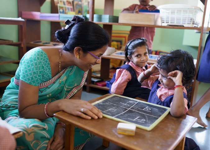 a strong bond between child and teacher